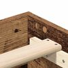 vidaXL Estructura de cama sin colchón madera vieja 120x190 cm madera