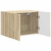vidaXL Mueble de TV Montado en la Pared Roble Sonoma 59,5 x 31 x 40 cm