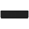 vidaXL Mueble de TV con LED Roble negro 180 x 38 x 49 cm