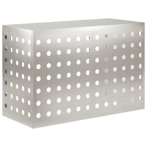vidaXL Funda para Aire Acondicionado Plateado 90 x 40 x 60 cm