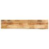 vidaXL Tablero de mesa borde natural madera maciza mango 140x20x3,8 cm