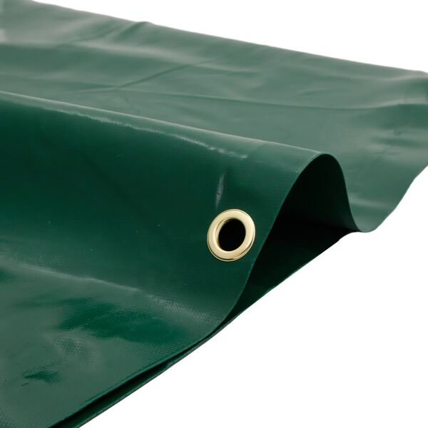 vidaXL Lona verde 5x7 m 650 g/m²