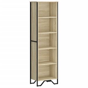 vidaXL Estanter&iacute;a madera de ingenier&iacute;a roble Sonoma 50x31x169 cm