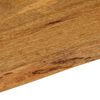 vidaXL Tablero de mesa borde natural madera maciza mango 90x40x3,8 cm