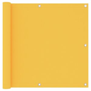 vidaXL Toldo para balc&oacute;n tela oxford amarillo 90x500 cm