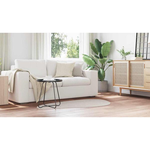 vidaXL Alfombras de &aacute;rea HUARTE Arena 80 x 150 cm Poli&eacute;ster