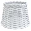 vidaXL Pantalla para l&aacute;mpara de techo mimbre blanco &Oslash;25x17 cm