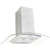 vidaXL Campana extractora de techo 90 cm acero inoxidable 756 m&sup3;/h LED