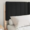 vidaXL Estructura de Cama con Cabecera Tapizada Negro 120 x 190 cm