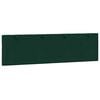 vidaXL Cabecero de cama acolchado Hanko terciopelo verde oscuro 180 cm