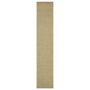 vidaXL Alfombra de sisal natural verde 66x350 cm