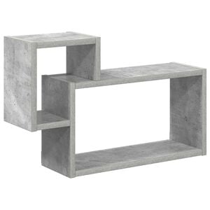 vidaXL Estante de pared Montada en la pared Gris Hormig&oacute;n