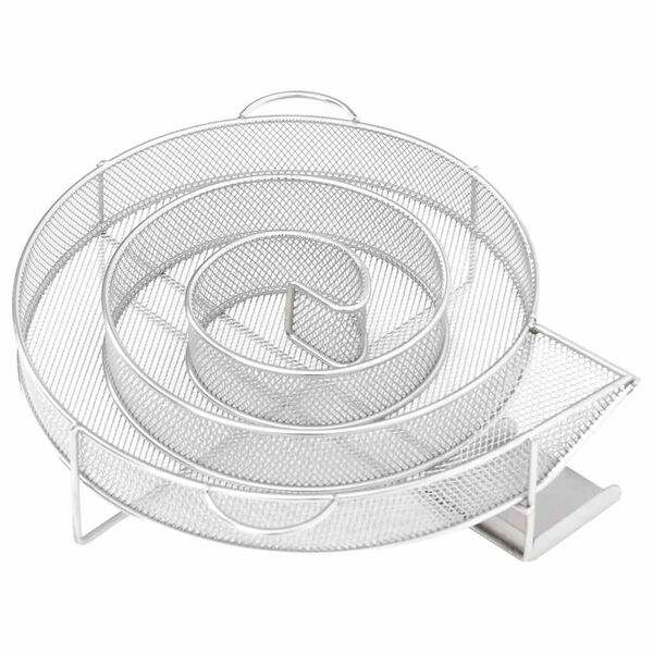 vidaXL Generador de humo fr&iacute;o redondo acero inoxidable 19,5 cm