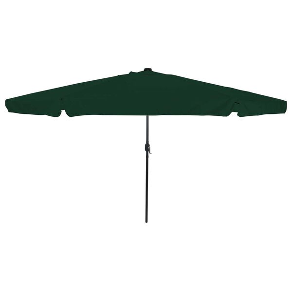 vidaXL Parasol de jardín Verde y Negro 395 x 395 x 245 cm