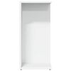 vidaXL Mesita de noche madera contrachapada blanco 46,5x29x61cm