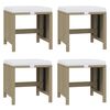 vidaXL Set comedor de jard&iacute;n 15 pzas con cojines rat&aacute;n sint&eacute;tico beige