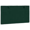 vidaXL Cabecero de cama acolchado Hanko terciopelo verde oscuro 90 cm