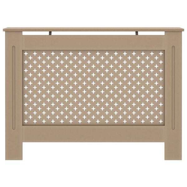 vidaXL Cubierta para radiador MDF 112x19x81,5cm