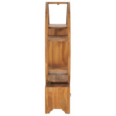vidaXL Armario con estante Yin Yang madera maciza teca 100x26x112 cm