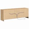 vidaXL Unidades de TV Marr&oacute;n 139,5 x 34 x 50 cm Madera contrachapada
