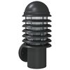 vidaXL Aplique de exterior de acero inoxidable negro