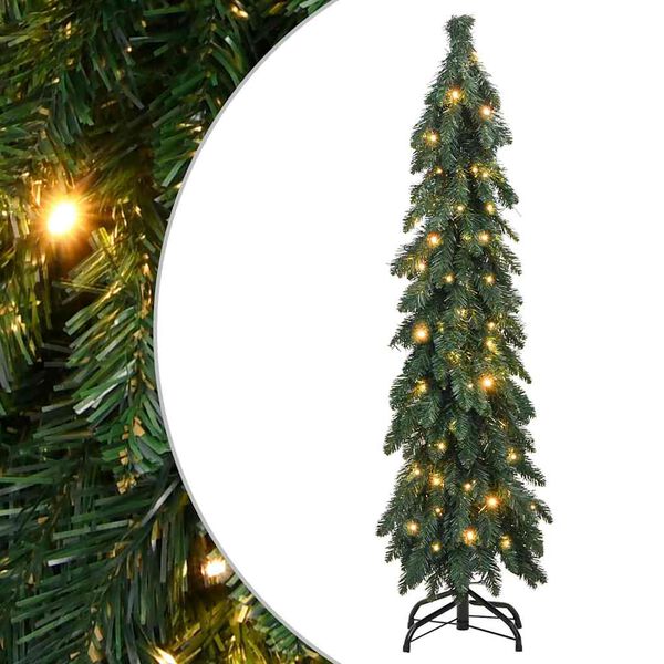 vidaXL &Aacute;rbol de Navidad artificial iluminado con 60 LEDs 120 cm