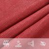 vidaXL Toldo de vela rojo HDPE 160 g/m&sup2; 3,5x5 m