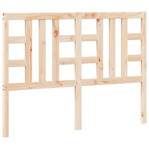 vidaXL Cabecero de cama madera maciza de pino 141x4x100 cm