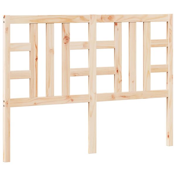 vidaXL Cabecero de cama madera maciza de pino 141x4x100 cm