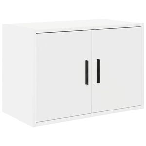 vidaXL Armario de pared para garaje madera de ingenier&iacute;a blanco