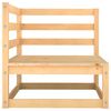 vidaXL Juego de muebles de jard&iacute;n 7 piezas madera maciza de pino