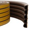 vidaXL Sello de ventana autoadhesivo Marr&oacute;n 12 x 10 mm 100 m