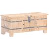 vidaXL Ba&uacute;l de madera maciza de acacia 90x40x40 cm