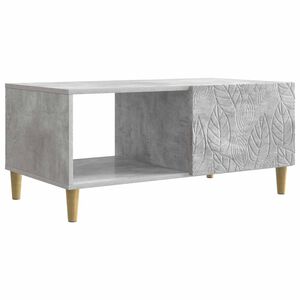 vidaXL Mesa de centro Gris Hormig&oacute;n 90 x 50 x 40 cm