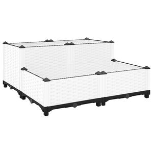 vidaXL Arriate polipropileno 80x80x38 cm