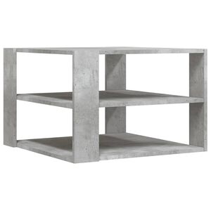 vidaXL Mesa de centro madera ingenier&iacute;a gris hormig&oacute;n 58x58x40 cm