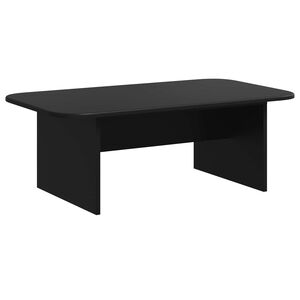 vidaXL Mesa de Caf&eacute; Negro 93 x 53 x 33 cm Madera de ingenier&iacute;a