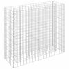 vidaXL Arriate de gaviones de acero galvanizado 90x30x90 cm