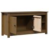 vidaXL Mueble de TV madera maciza de pino marrón miel 103x36,5x52 cm