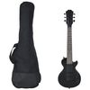 vidaXL Guitarra el&eacute;ctrica para ni&ntilde;os con funda negro 3/4 30"