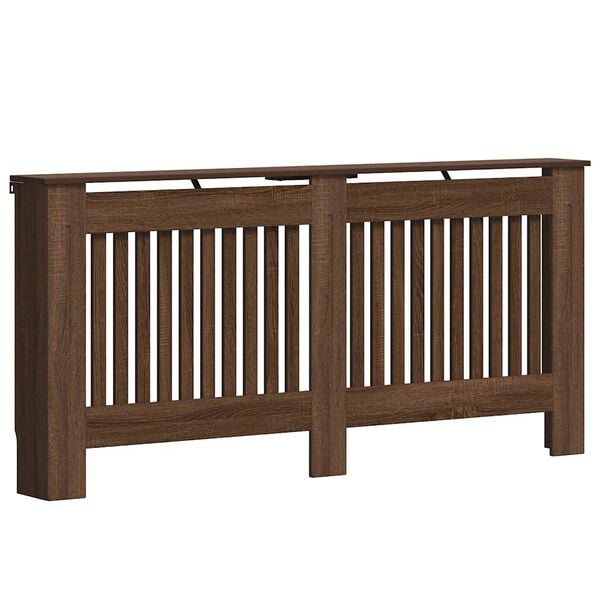 vidaXL Cubierta de Radiador Marrón roble 172x19x81,5cm