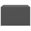 vidaXL Set mesa de centro apilable 3 pzs contrachapada gris 60x60x38cm