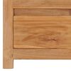 vidaXL Mueble de TV de madera de teca maciza 115x30x35 cm