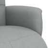 vidaXL Sill&oacute;n reclinable con reposapi&eacute;s tela gris claro