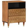 vidaXL Mesita de noche madera maciza de mango 50x33x62 cm