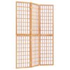 vidaXL Biombo plegable con 3 paneles estilo japon&eacute;s 120x170 cm