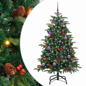 vidaXL &Aacute;rbol de Navidad artificial Verde 150 cm PVC, Metal y Pl&aacute;stico