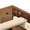vidaXL Estructura de cama sin colch&oacute;n madera vieja 75x190 cm madera