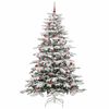 vidaXL &Aacute;rbol de Navidad artificial con ramas articuladas 240 cm
