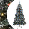 vidaXL &Aacute;rbol de Navidad artificial Verde 180 cm PVC, Pl&aacute;stico y Acero